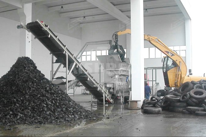 Proyecto de trituración de neumáticos en Kazajstán