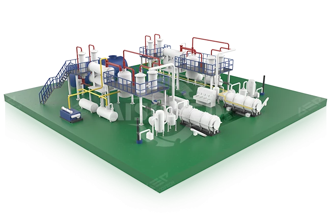 Sistema de Pirólisis de Neumáticos