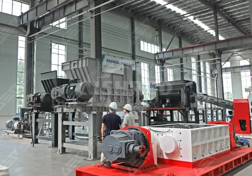 Máquina trituradora de plástico reforzado con fibra de vidrio, PRFV Shredder