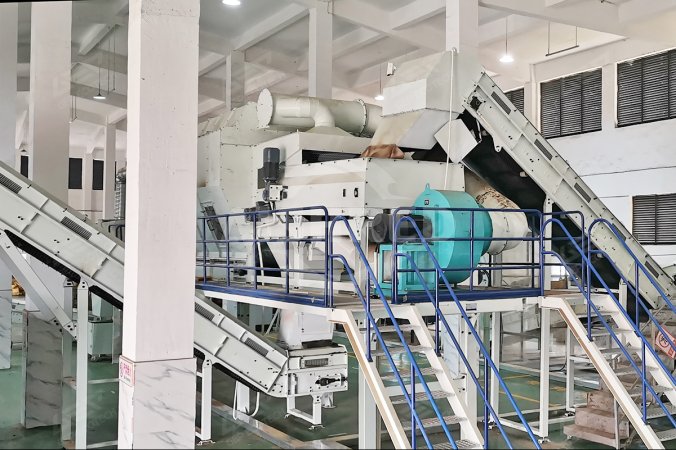 Clasificador neumático para el proyecto de eliminación de residuos voluminosos en Jiangxi, China