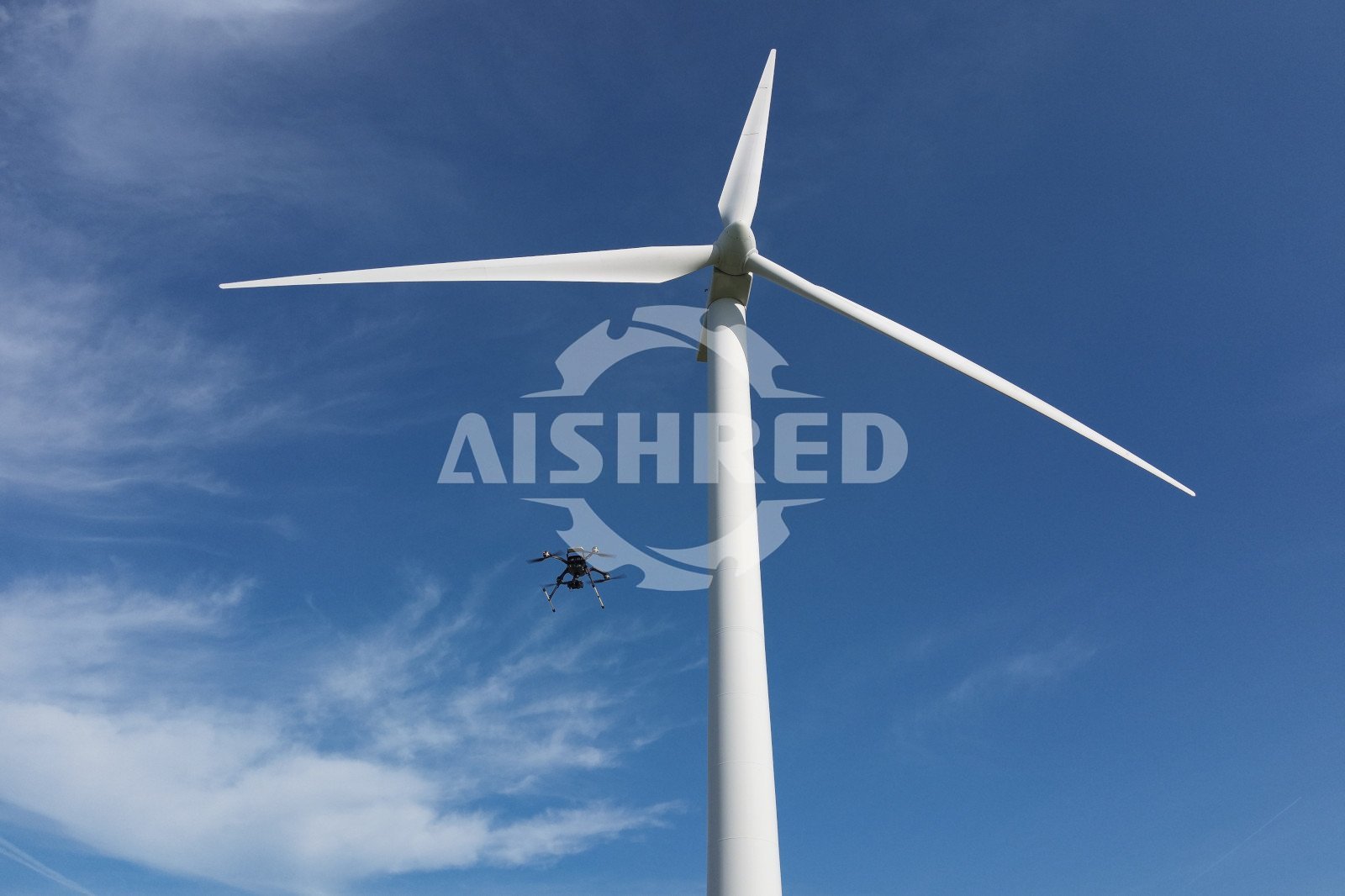 Palas de turbina eólica retiradas