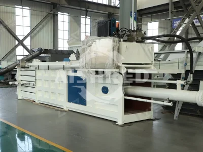 Prensa compactadora horizontal de desperdicios GHP60A, 2-3TPH, 18.5kW, Presión 60T