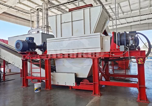 Máquina trituradora de chatarra para reciclar residuos de hierro