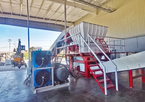 Trituradora de chatarra de aluminio GC12 | Accionamiento hidráulico Bosch Rexroth