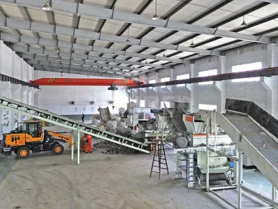 Máquina de reciclaje de residuos industriales, un sistema inteligente para la recuperación de residuos industriales y comerciale