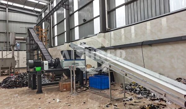 Máquina trituradora de cuero en Singapur