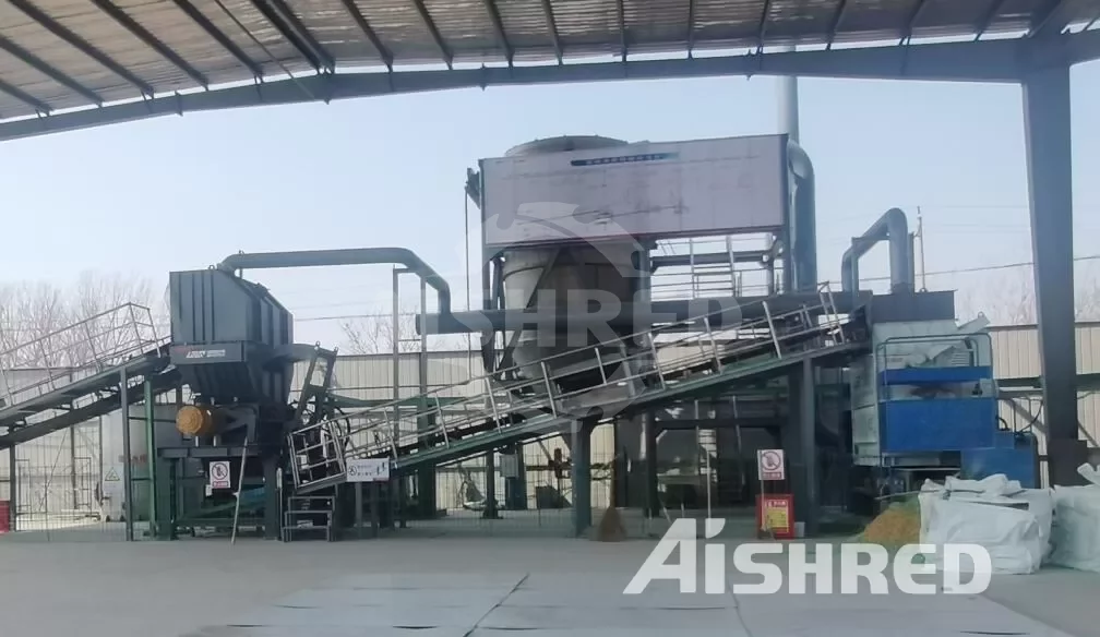 Planta de trituración industrial