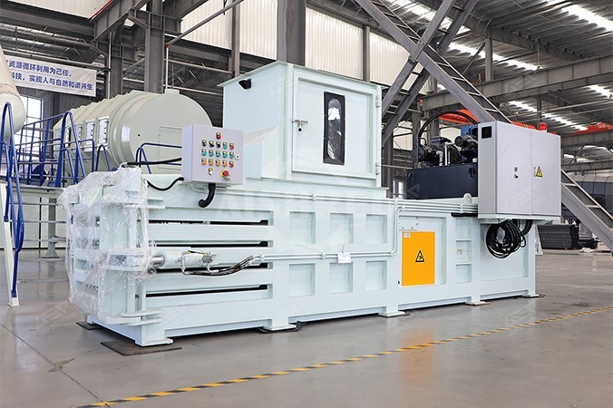 Prensa hidráulica para residuos